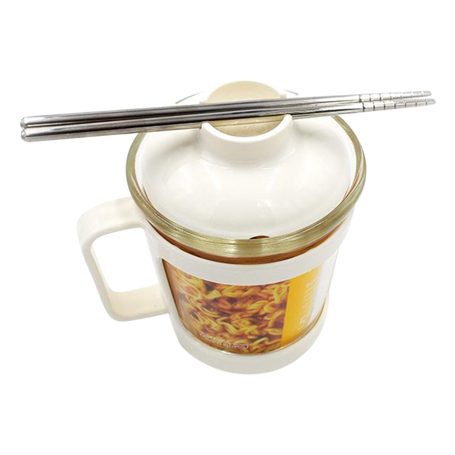 Hộp Đựng Thức Ăn Thủy Tinh Tiện Lợi Lock&Lock Easy Cook Ramen Cup LLG480 (550ml)