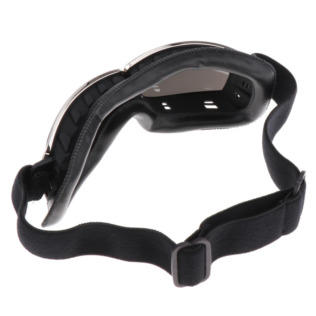 Retro Vintage Cruiser Motorcycle Scooter Goggles Dirt Bike Glasses #4