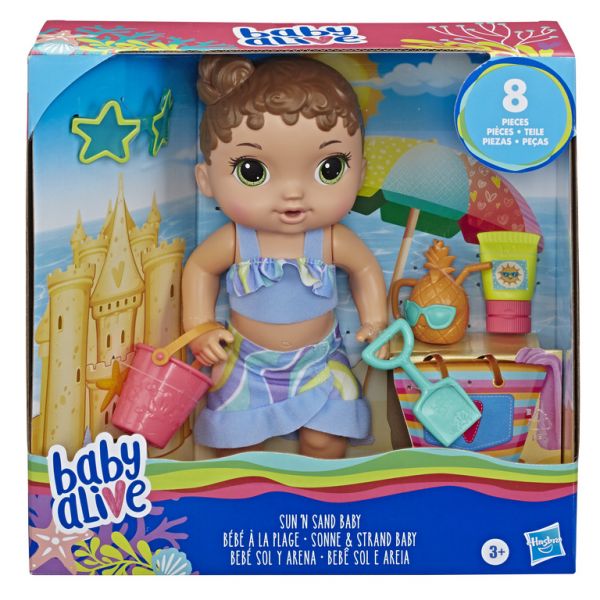 Búp bê Baby Alive Hasbro Bé Lucy đi biển E8718