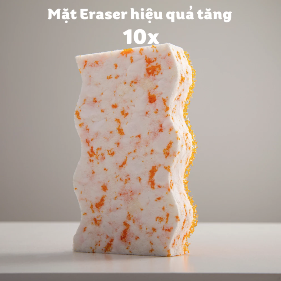 Miếng Chà Tẩy Eraser Daddy Với Các Tinh Thể Chà Rửa Kính, Tường...
