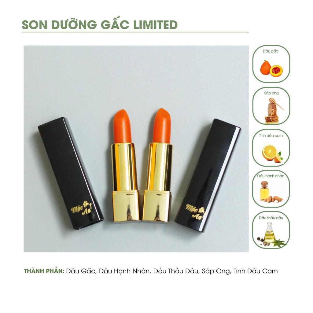 Son Dưỡng Môi Mộc An Chiết Xuất Từ Gấc, Giảm Tình Trạng Khô Nẻ, Bảo Vệ Đôi Môi Mềm Mịn, Hồng Hào - Bản Limited 5g