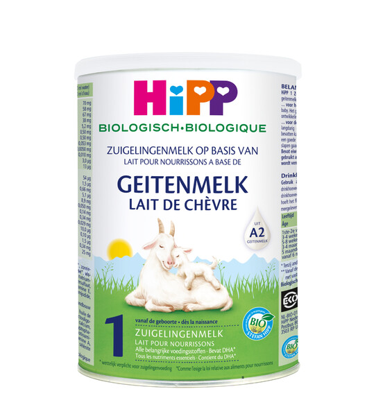 Combo 3 lon Sữa dê HiPP Organic 400g - Nhập khẩu Đức, giúp bé phát triển chiều cao, trí não, tăng cường hấp thu