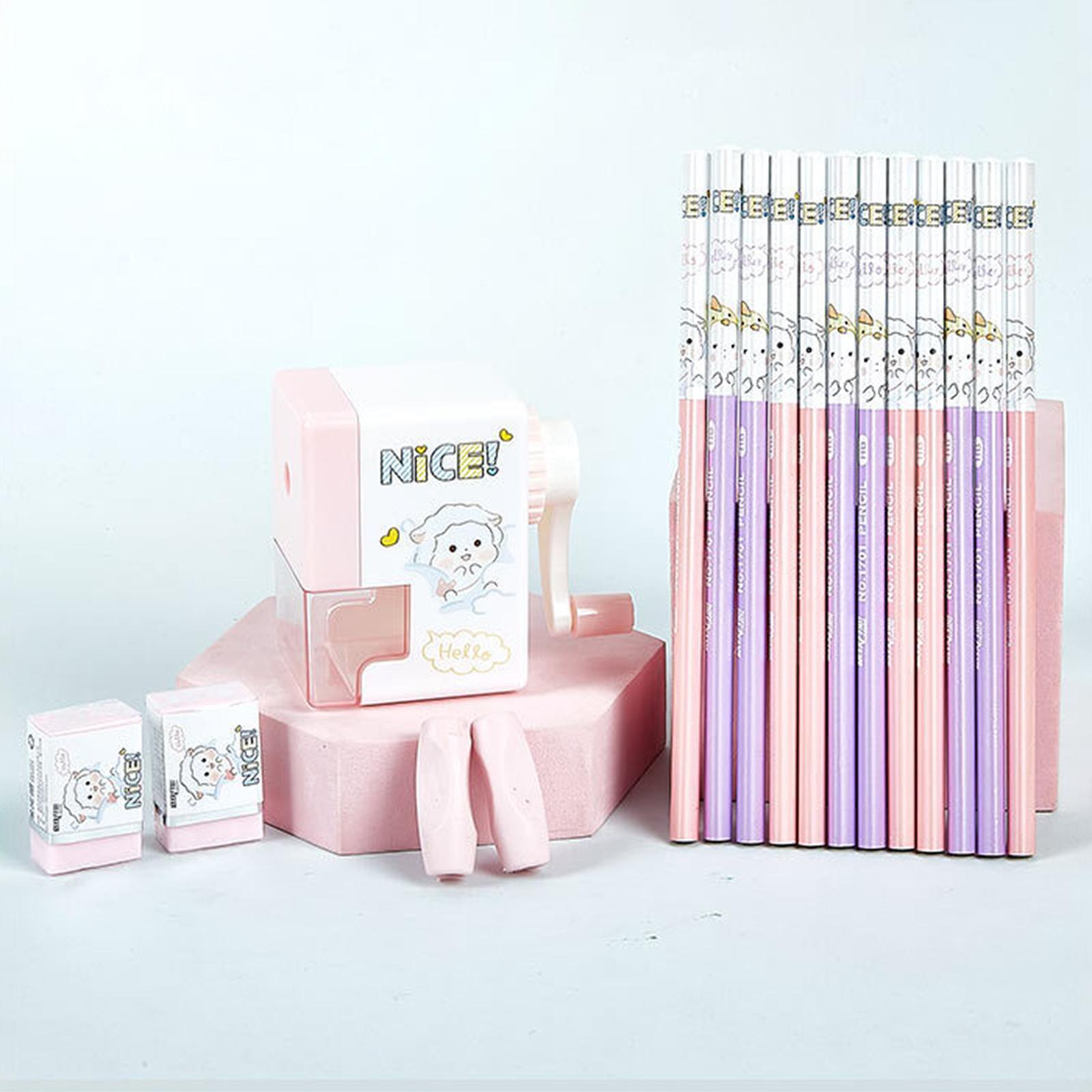 School Stationary Set Gifts for Kids Cute Back to School Supplies 12 Pencils
