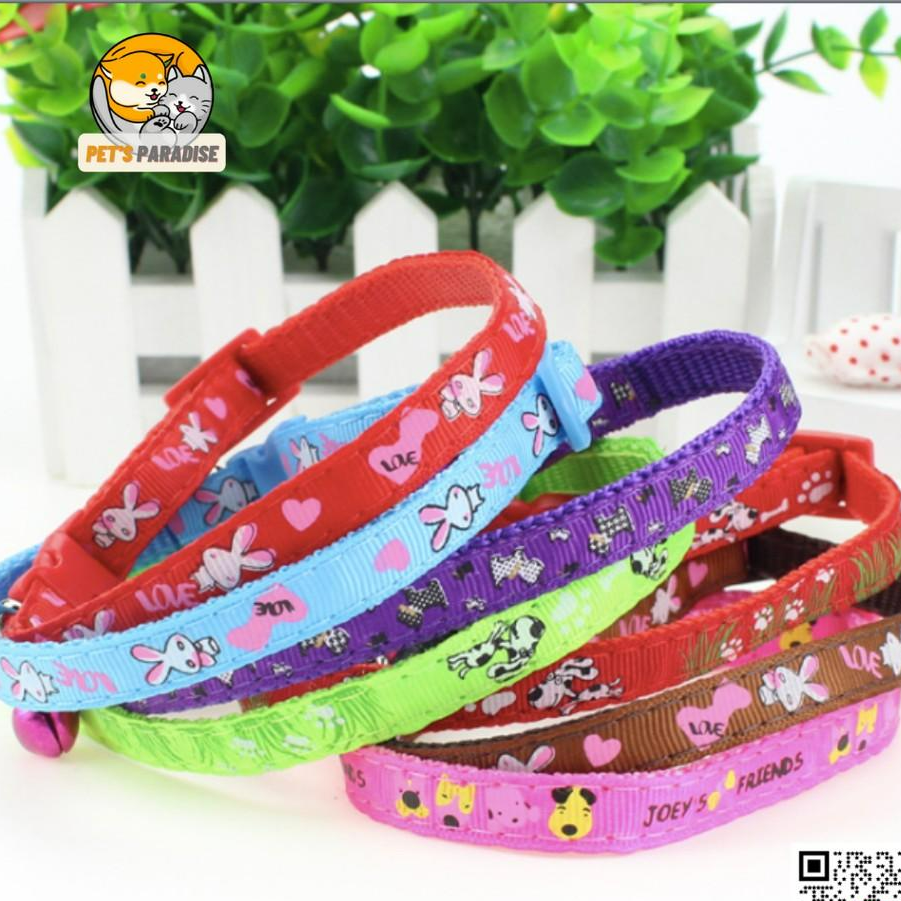 Vòng cổ chocker họa tiết mùa hè dành cho chó mèo