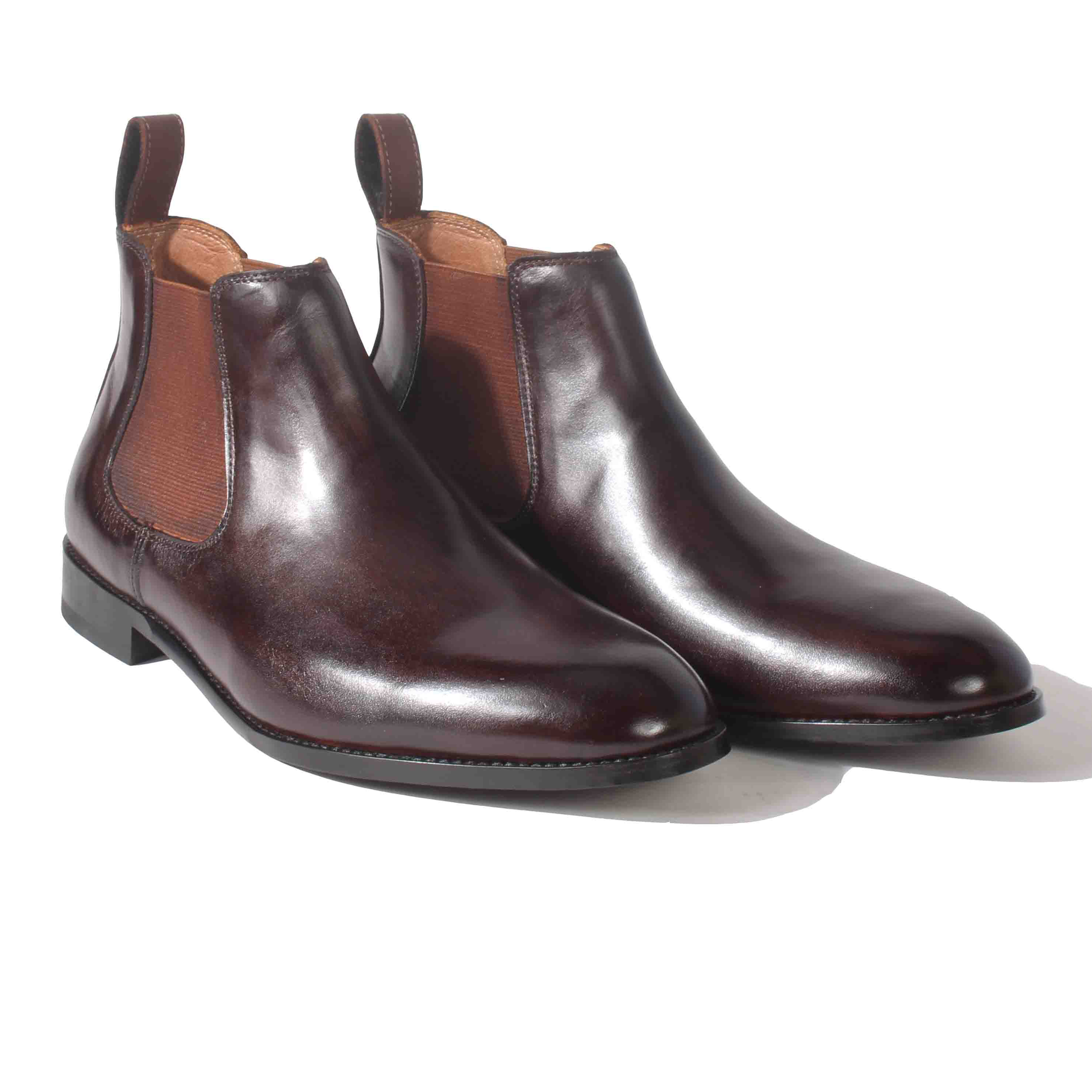 Giày Bốt Banuli Nam Da Bê Italian H1CS1M0 Chelsea Boots (Da Mềm Dẻo, Đế Siêu nhẹ, Bảo Hành Trọn Đời)