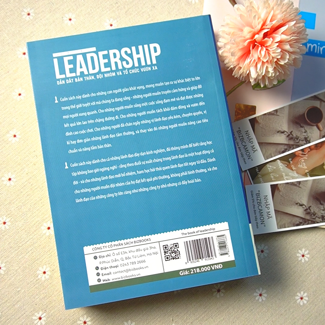 [Nhập 1212B15K giảm 15K đơn 199K] Sách Dẫn Dắt Bản Thân, Đội Nhóm Và Tổ Chức Vươn Xa - The Book Of Leadership  - BIZBOOKS