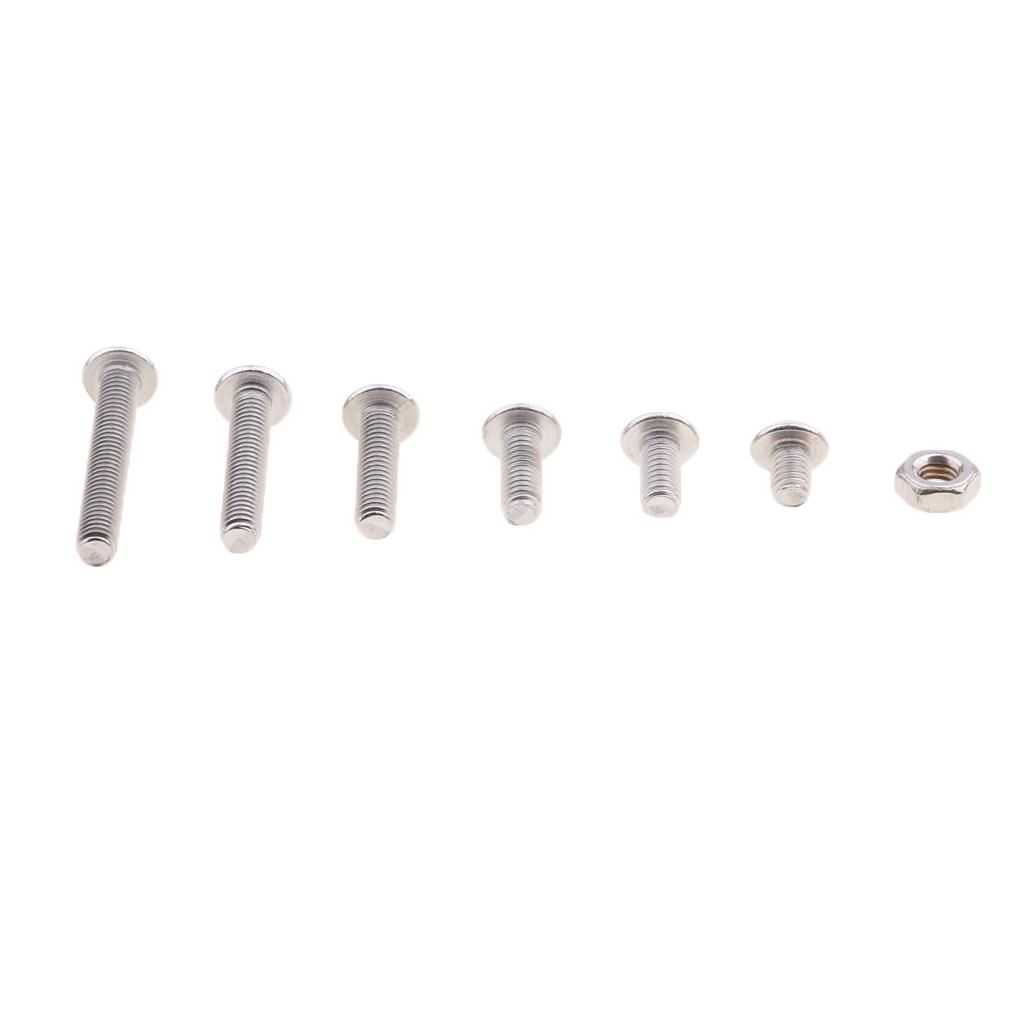 230 Pieces M3 Stainless Steel Button Head Hex Socket Screw & Hex Nuts Kit with Plastic Box