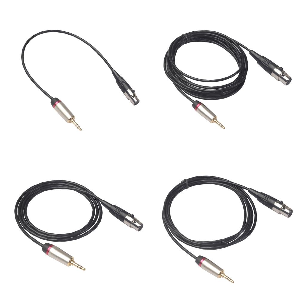 3.5mm 1/8 inch TRS Stereo Male to XLR Female Adapter Cable Cord
