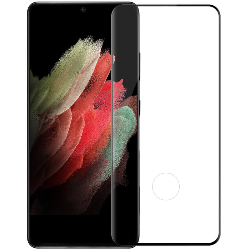 Miếng dán kính cường lực full 3D cho Samsung Galaxy S21 Ultra hiệu Nillkin CP+ Max - Hàng nhập khẩu