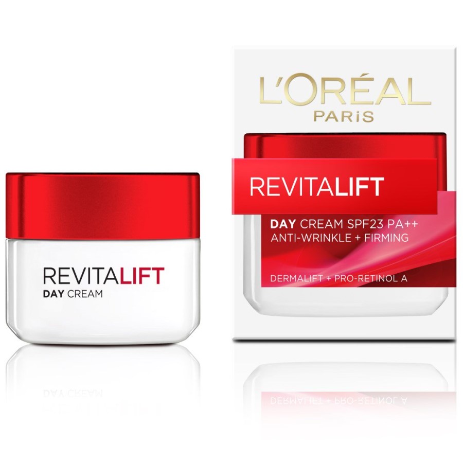 Kem Dưỡng Ngày Săn Chắc Da &amp; Giảm Nếp Nhăn L'Oreal Paris Revitalift SPF23/PA++ 50ml