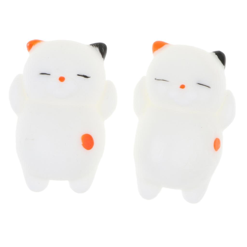 2xSquishies Toy Soft Stress Relief Kids cat