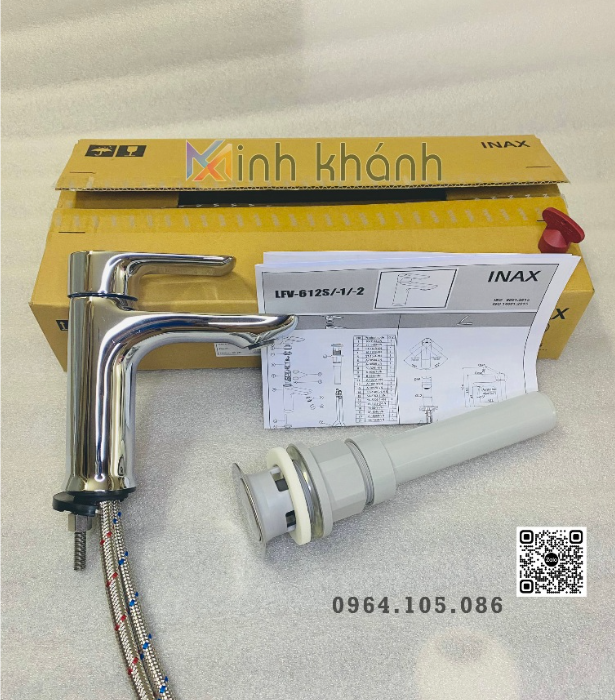 Vòi chậu nóng lạnh LFV-612S (Dòng S400 Line)