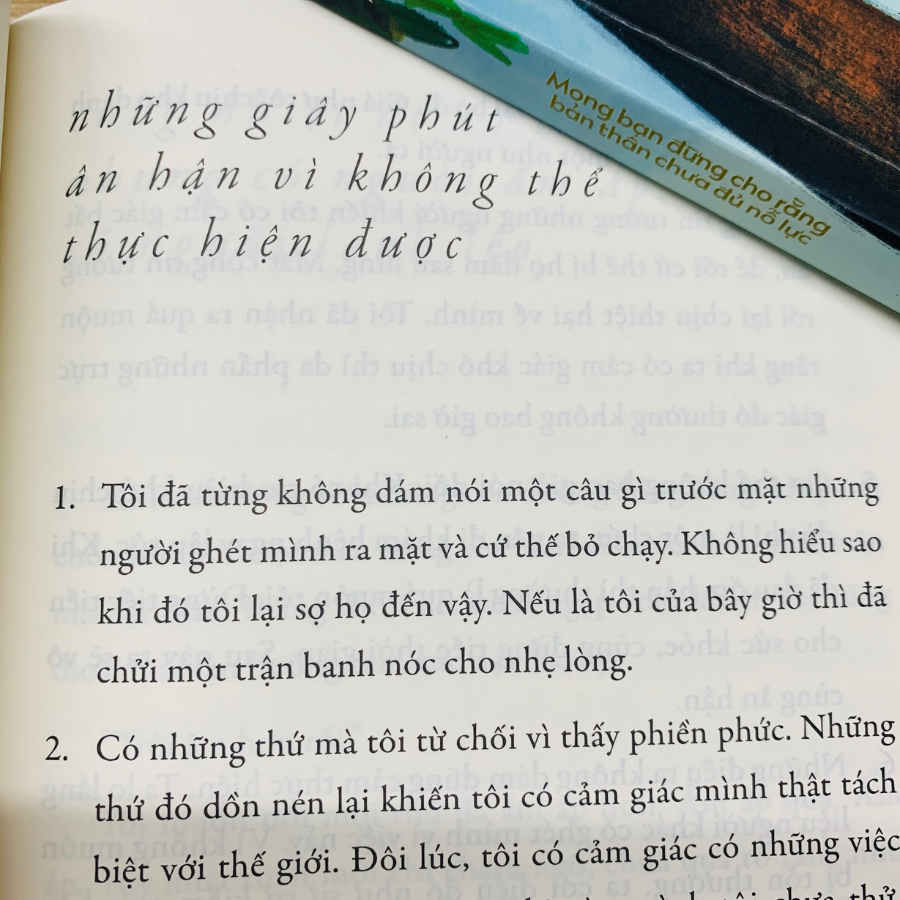 Mong Bạn Đừng Cho Rằng Bản Thân Chưa Đủ Nổ Lực
