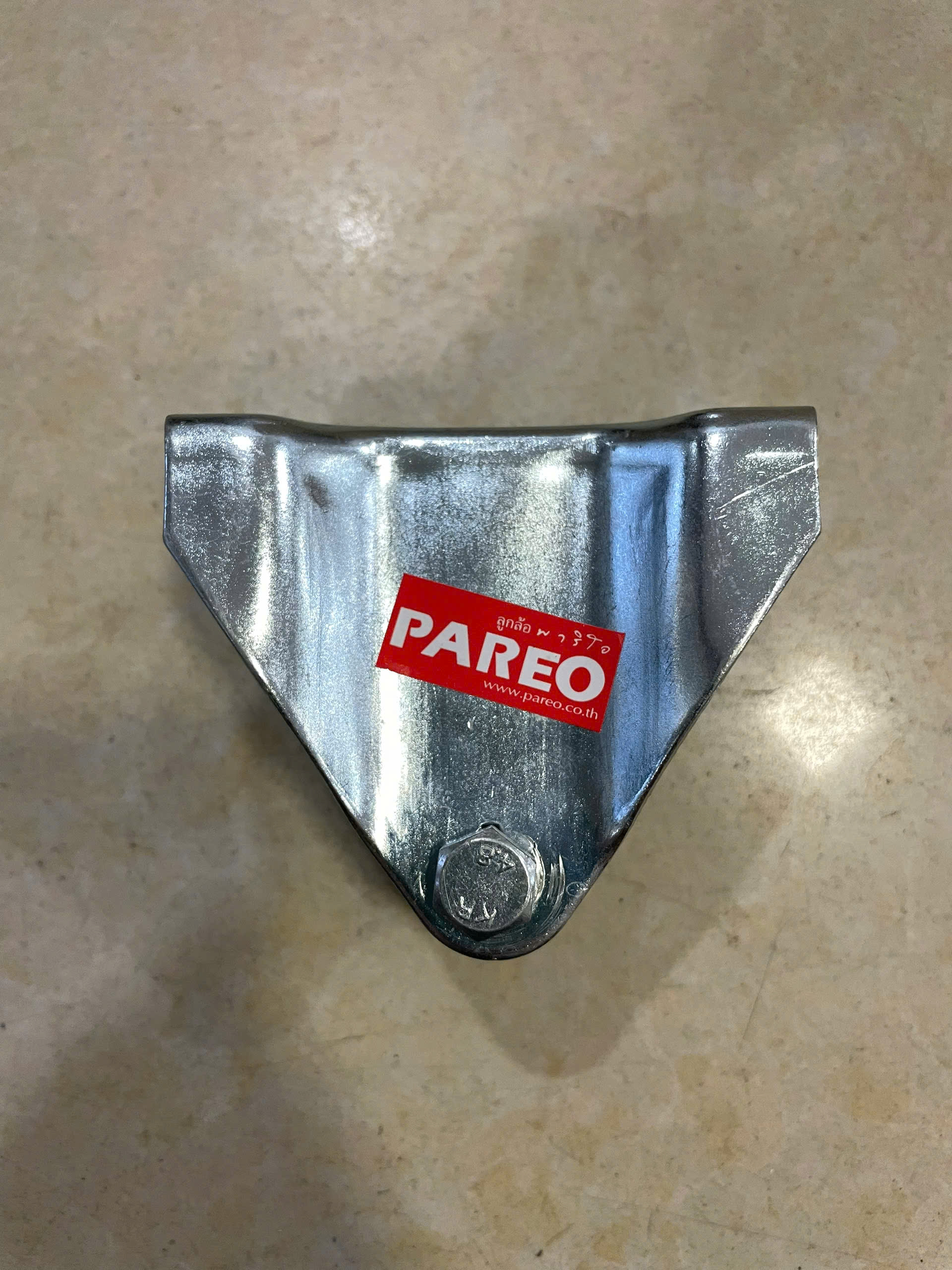 Phụ tùng, càng rời, đế cố định không có bánh xe, kích thước 75mm, 100mm, 125mm - Pareo