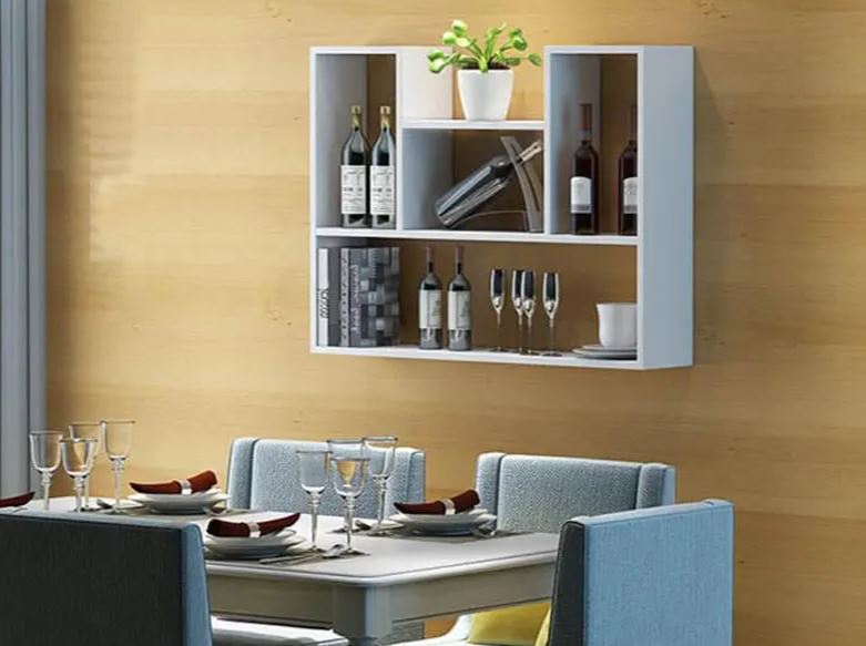Kệ Giá Sách Treo Tường Sáng Tạo Với Kết Cấu Giấu Chân Chắc Chắn Juno Sofa CTKT182 KT 62cm x 90cm x 15cm
