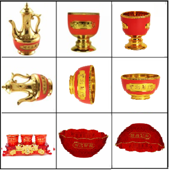 Đồ cúng nhựa cứng cúng Phật - thờ cúng