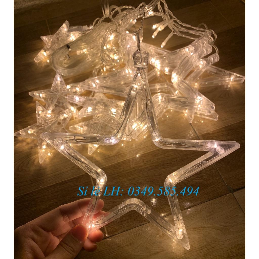 Led trang trí, nháy trang trí thả mành hình ngôi sao