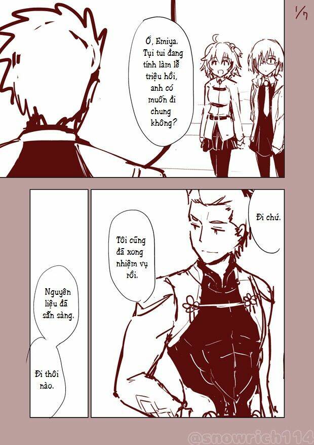 chén thánh: đêm định mệnh - doujinshi archer x rin chapter 13 2