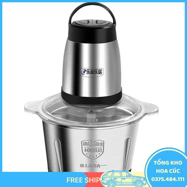 Máy Xay Thịt Cối Inox 4 Lưỡi Đa Năng Siêu Sắc Bén, Cối Xay  2 Lít, Xay Siêu Nhanh Siêu Mạnh, - Vận Chuyển Miễn Phí Toàn Quốc