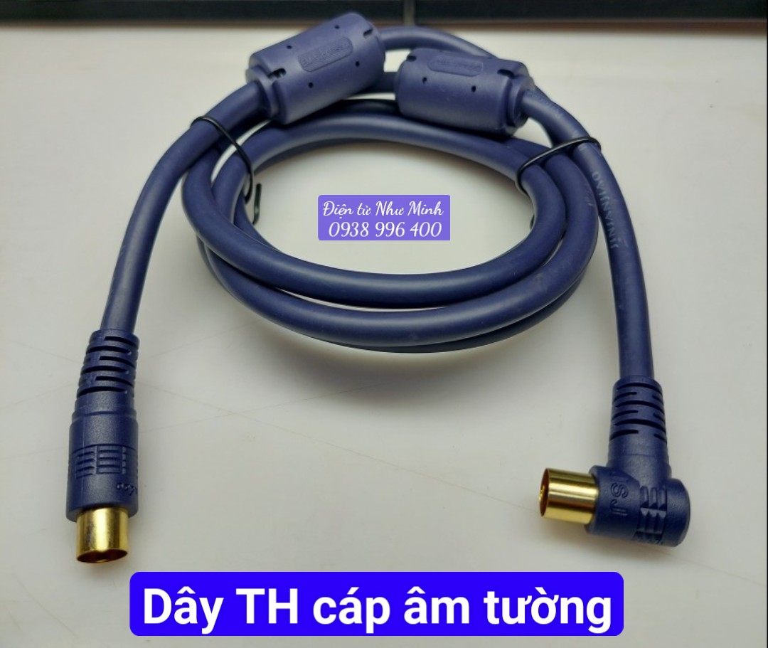 DÂY TRUYỀN HÌNH CÁP ÂM TƯỜNG CHỐNG NHIỄU LOẠI CAO CẤP 1.5M