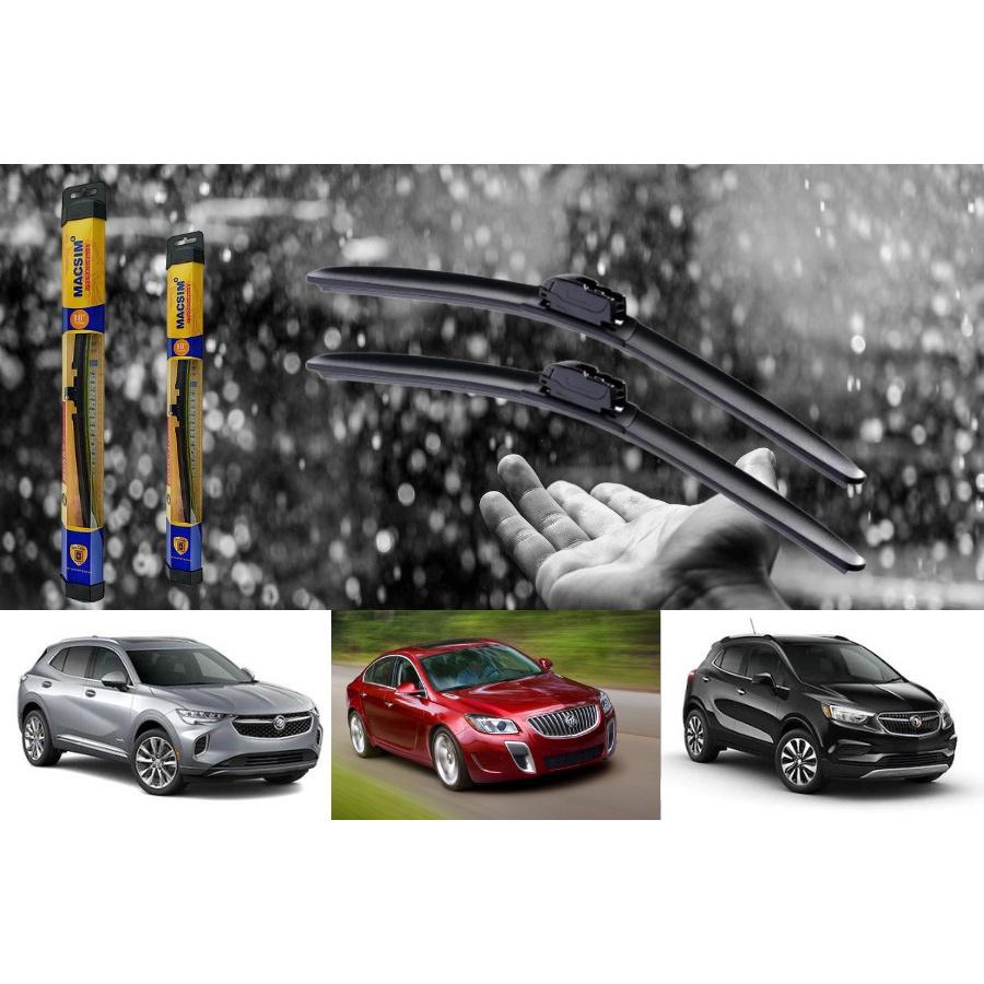 Combo sản phẩm cần gạt nước mưa ô tô Nano Silicon Macsim cho xe Toyota dazzle 2018