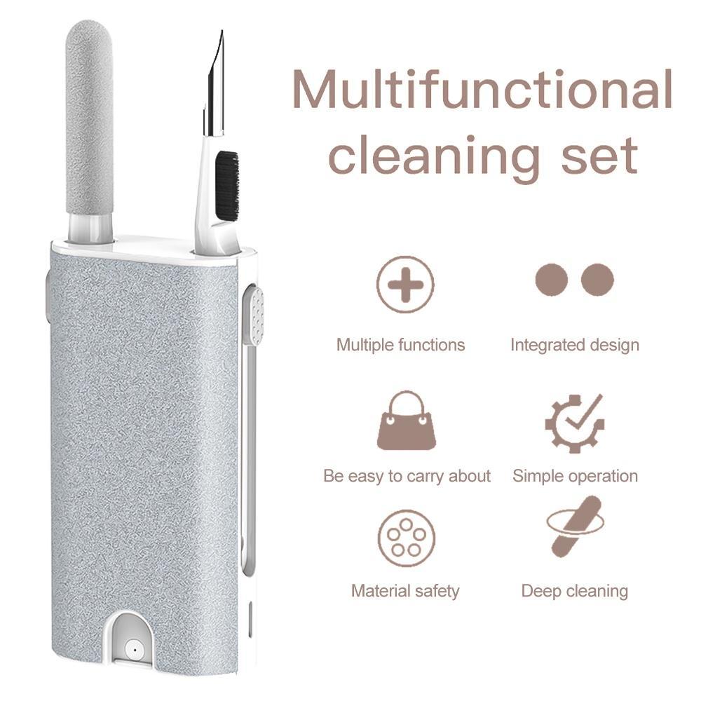 Set dụng cụ làm sạch tai nghe bluetooth VIRWIR tiện lợi thích hợp cho Airpods Pro 1 2 3 Xiaomi Huawei Samsung