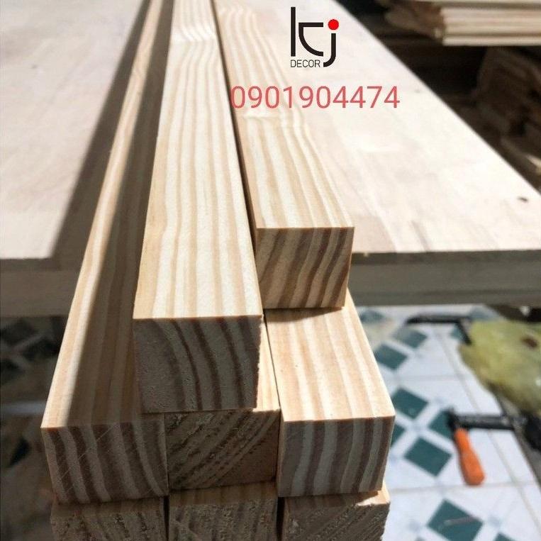 - THANH GỖ THÔNG DÀI 50x4.5x4.5 CM LÁNG MỊN 4 MẶT
