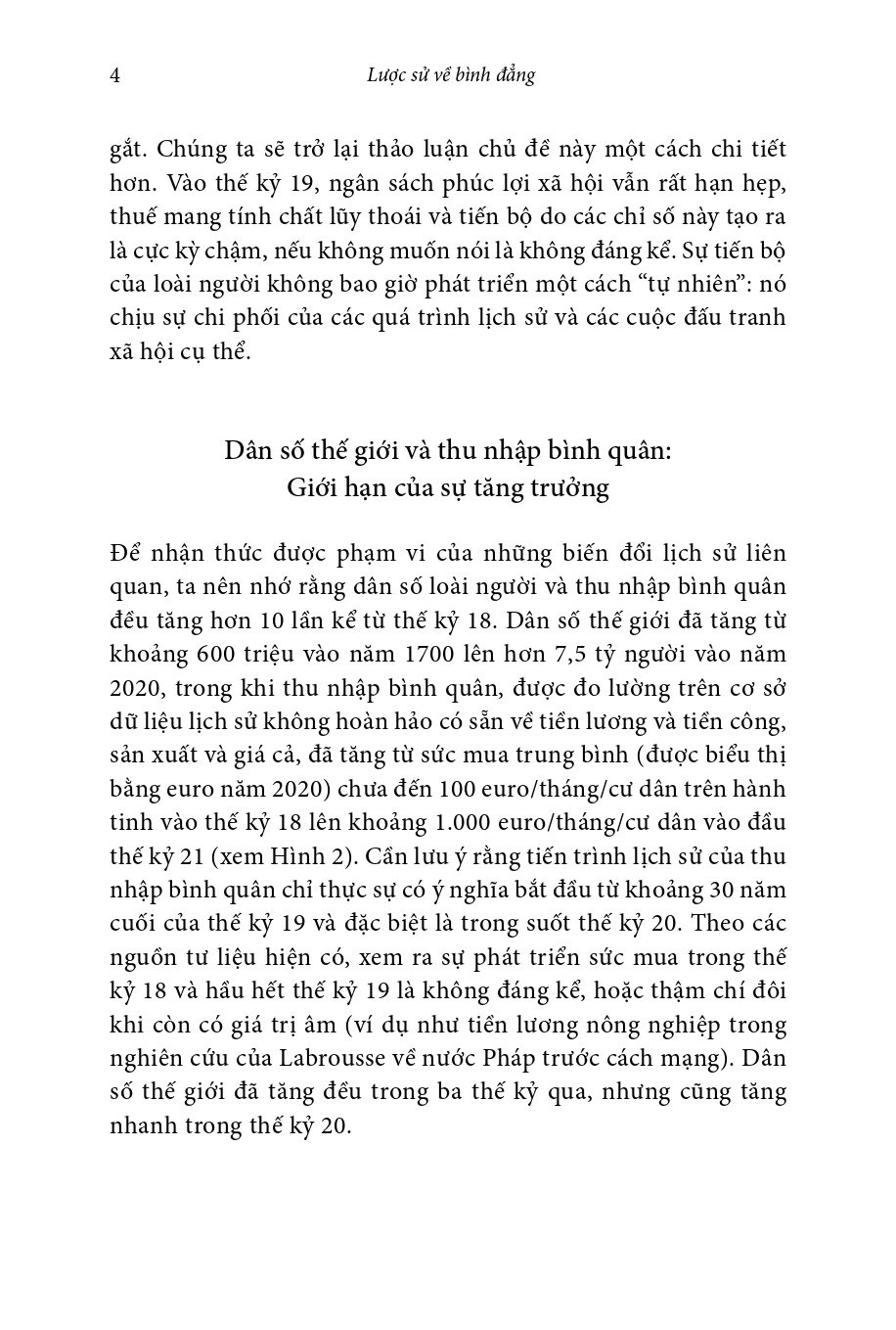 Lược sử về bình đẳng