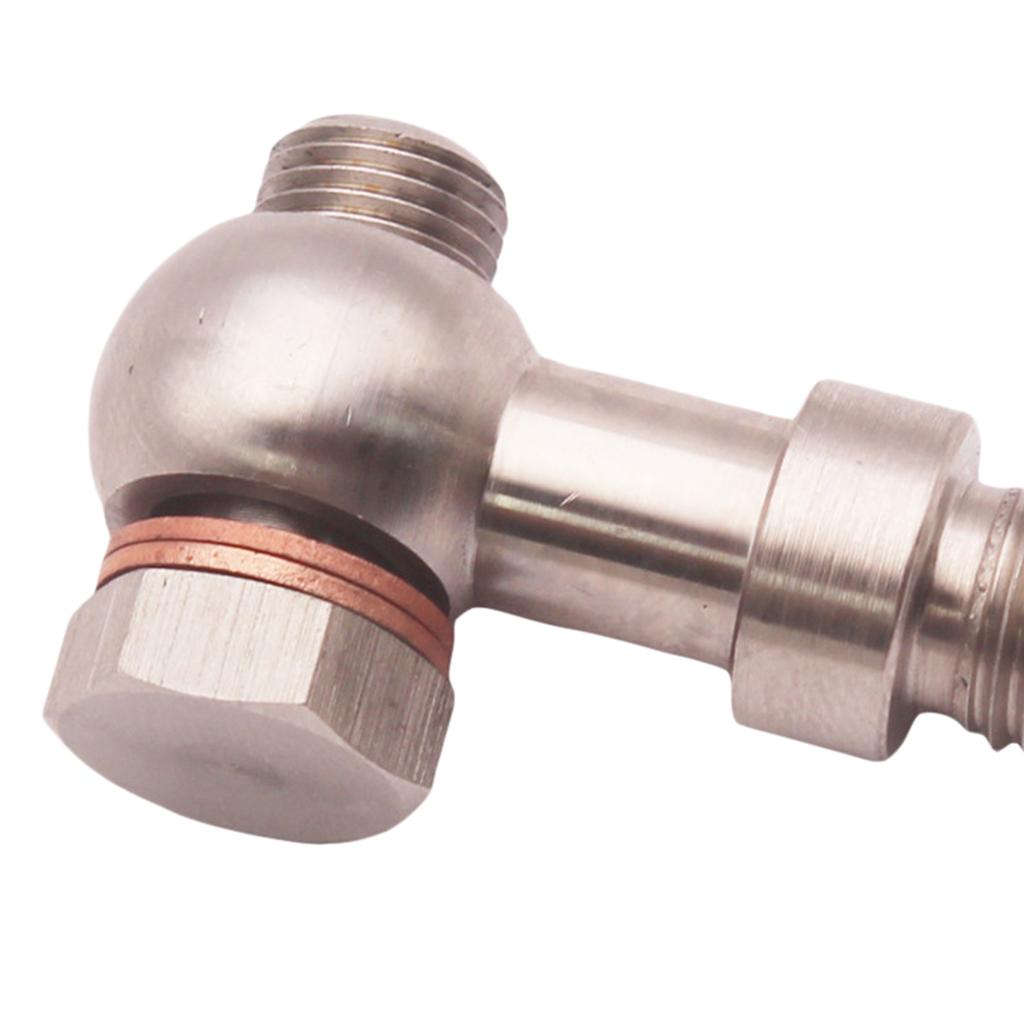 2Set Oil Feed line / Hose adapter Fitting Male M10 Male