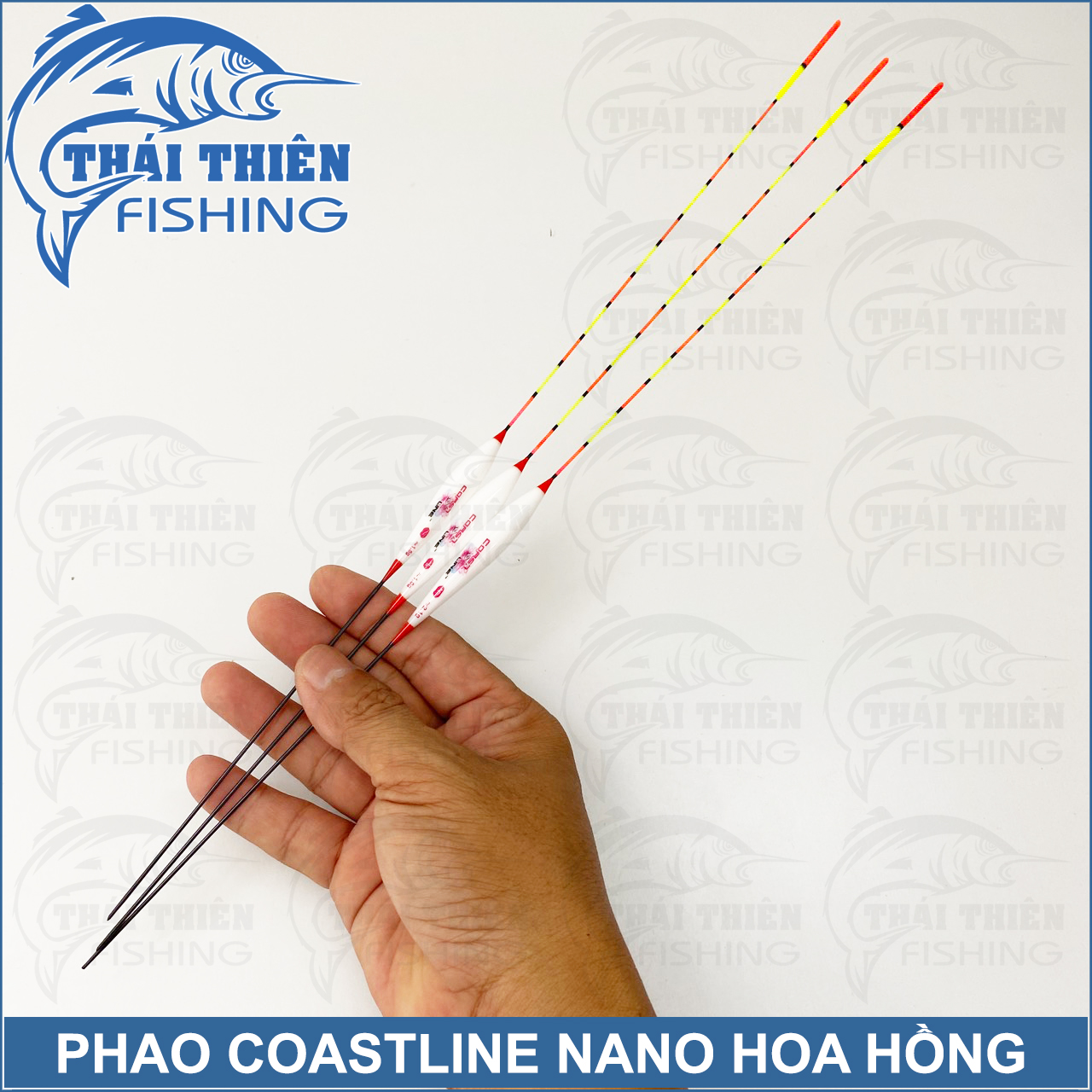 Combo 3 Quả Phao Câu Đài Coastline Nano Hoa Hồng Có Đài Phản Quang