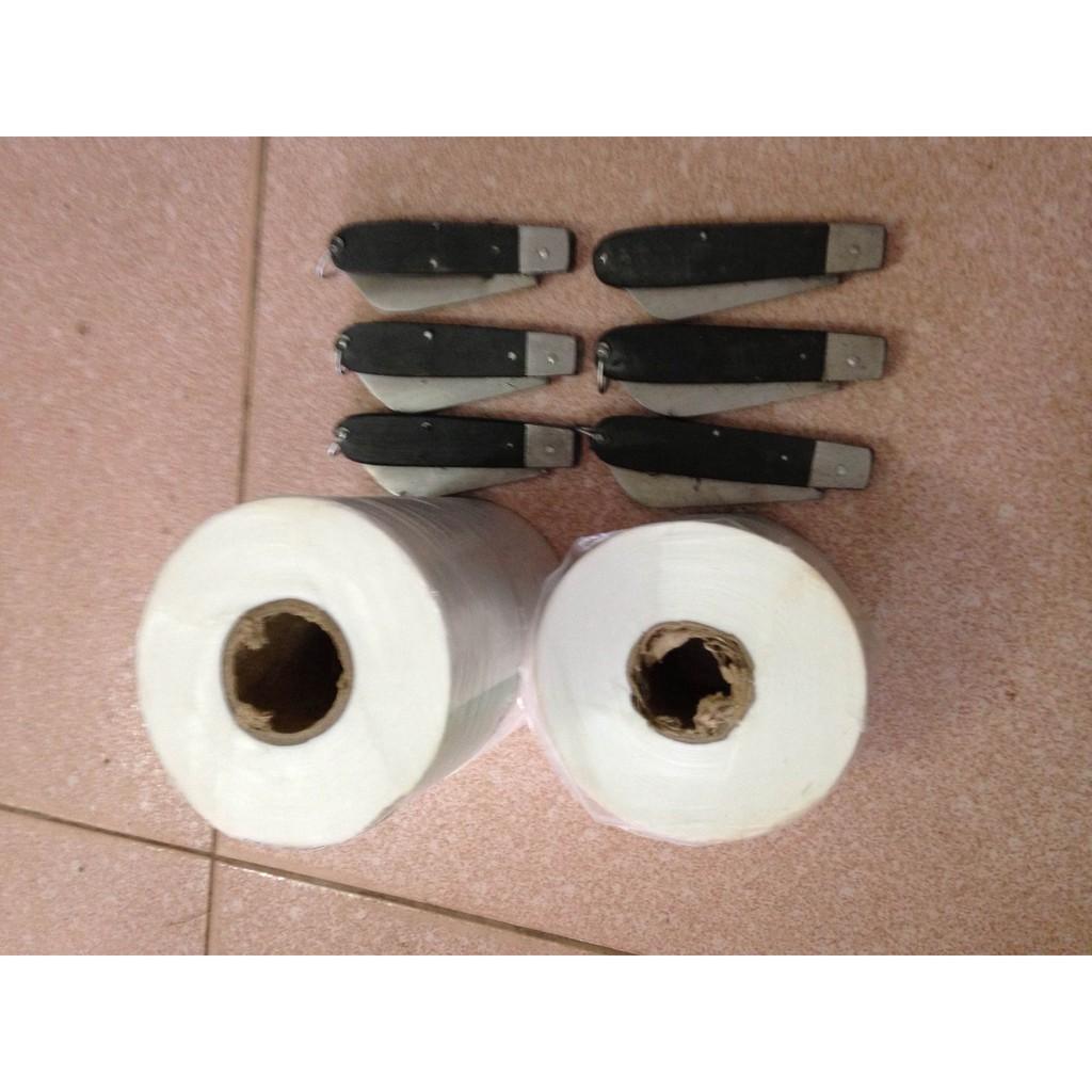 Combo 2 Món Đồ Ghép Chuyên Dụng - Dao Ghép + Giấy Ghép Tự Hủy 5cm