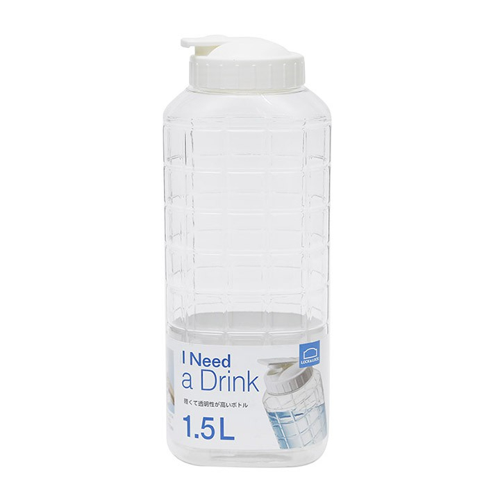 Bình nước nhựa 2,1L LocknLock P-00052, Hàng chính hãng, cấu tạo chắc chắn chống tràn, nắp mở dễ dàng - JoyMall