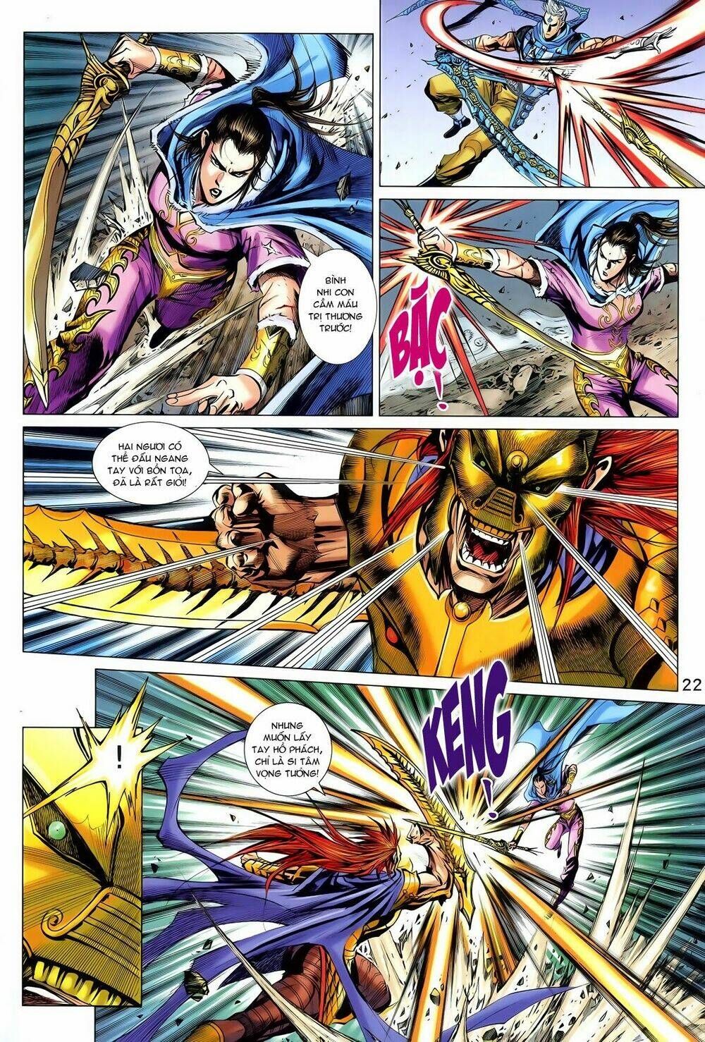 thần binh vấn thiên chapter 21 22