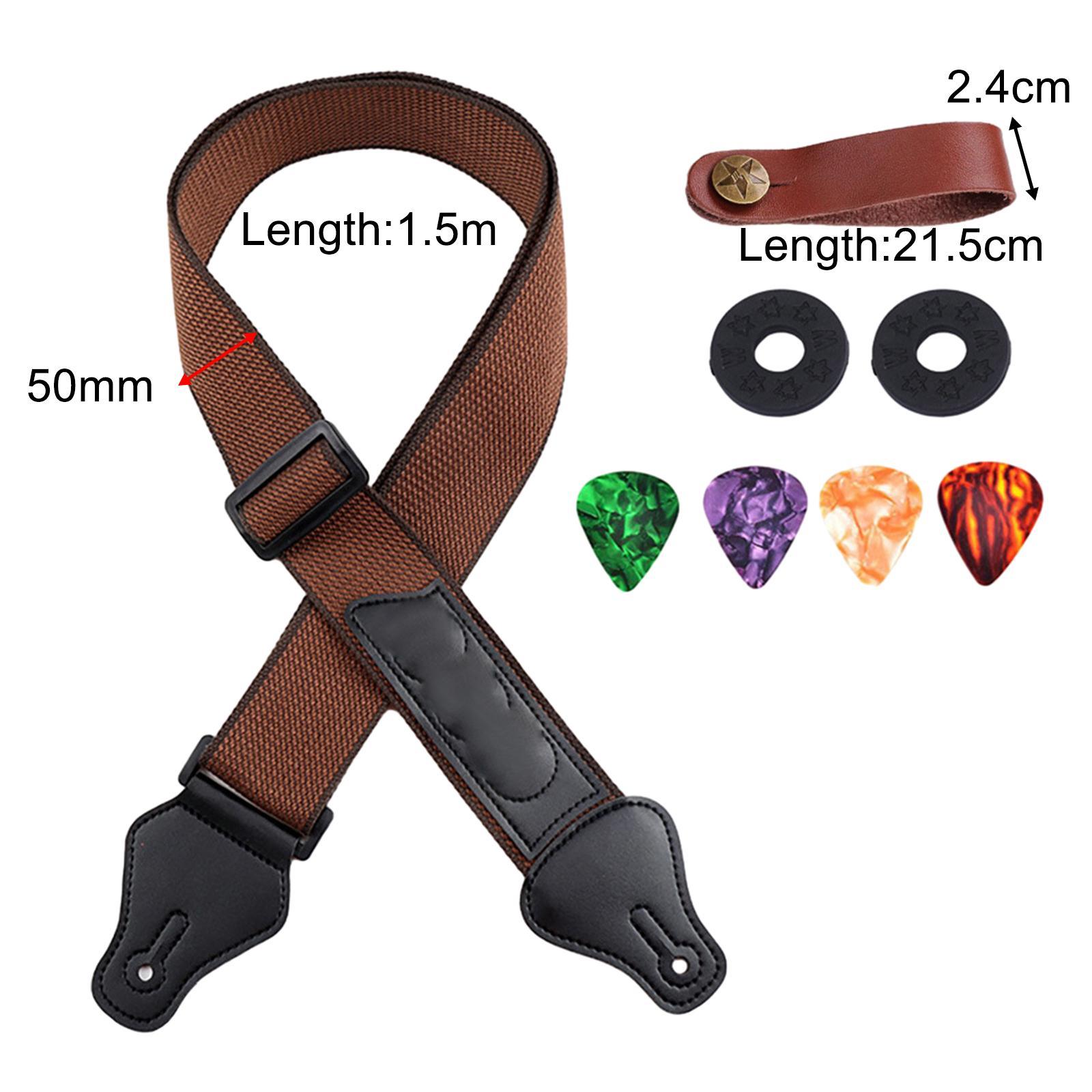 Electric Guitar Strap Guitar Strap for Acoustic Guitar Leisure Lengthened Professional for Mandolin Replacement Beginner