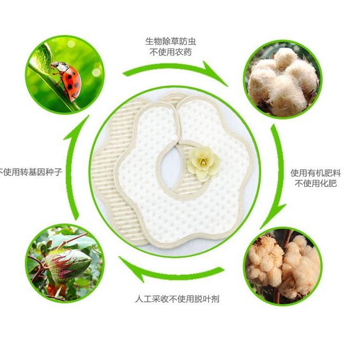 Váy bé gái 0-3 tuổi 100% organic cotton hữu cơ tự nhiên không tẩy nhuộm hóa chất mềm mát an toàn cho bé
