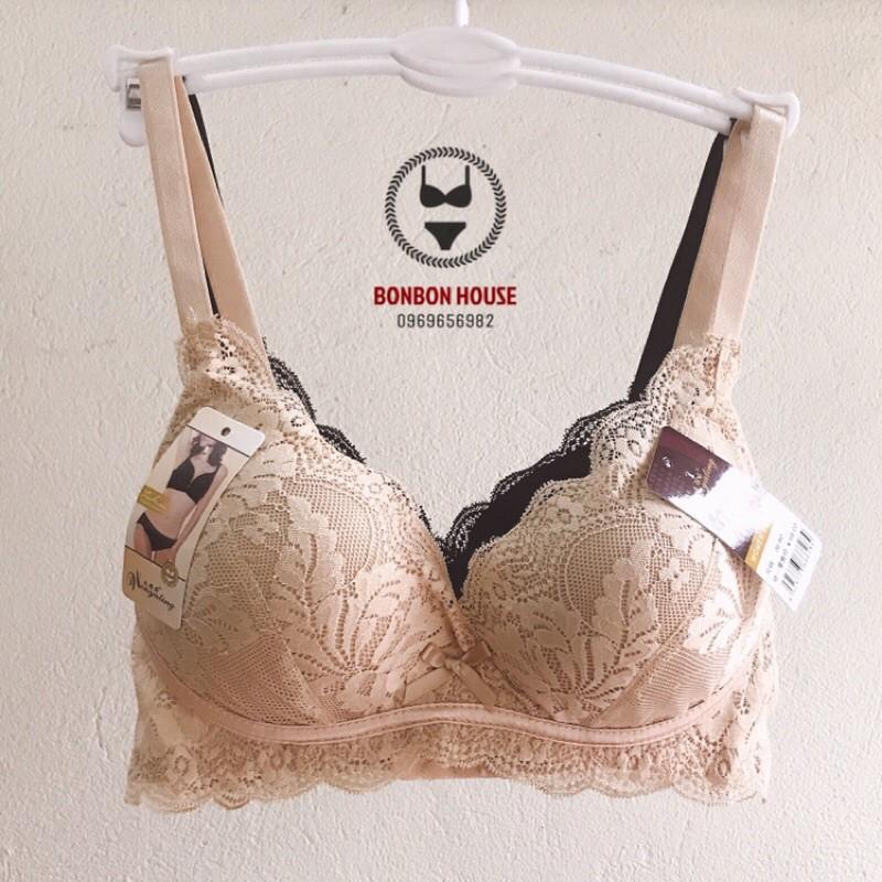 Áo lót ren siêu mềm không gọng đệm vừa