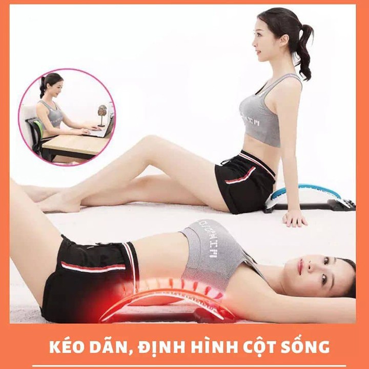 Khung nắn chỉnh cột sống, điều trị thoát vị đĩa đệm, thoái hóa, đau lưng, vai gáy (Giao màu ngẫu nhiên)