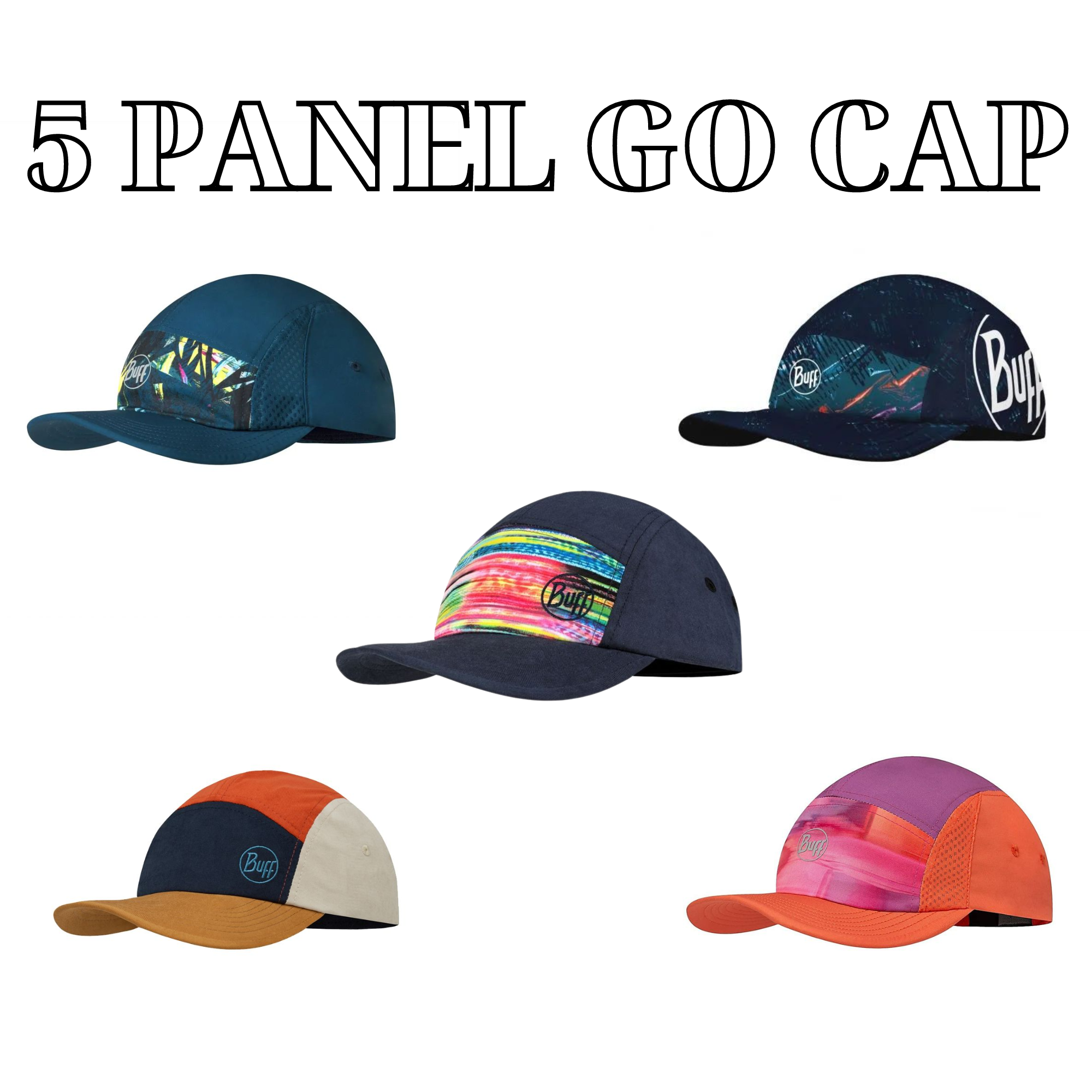 MŨ CHẠY BỘ GẤP GỌN BUFF 5 PANEL CAP