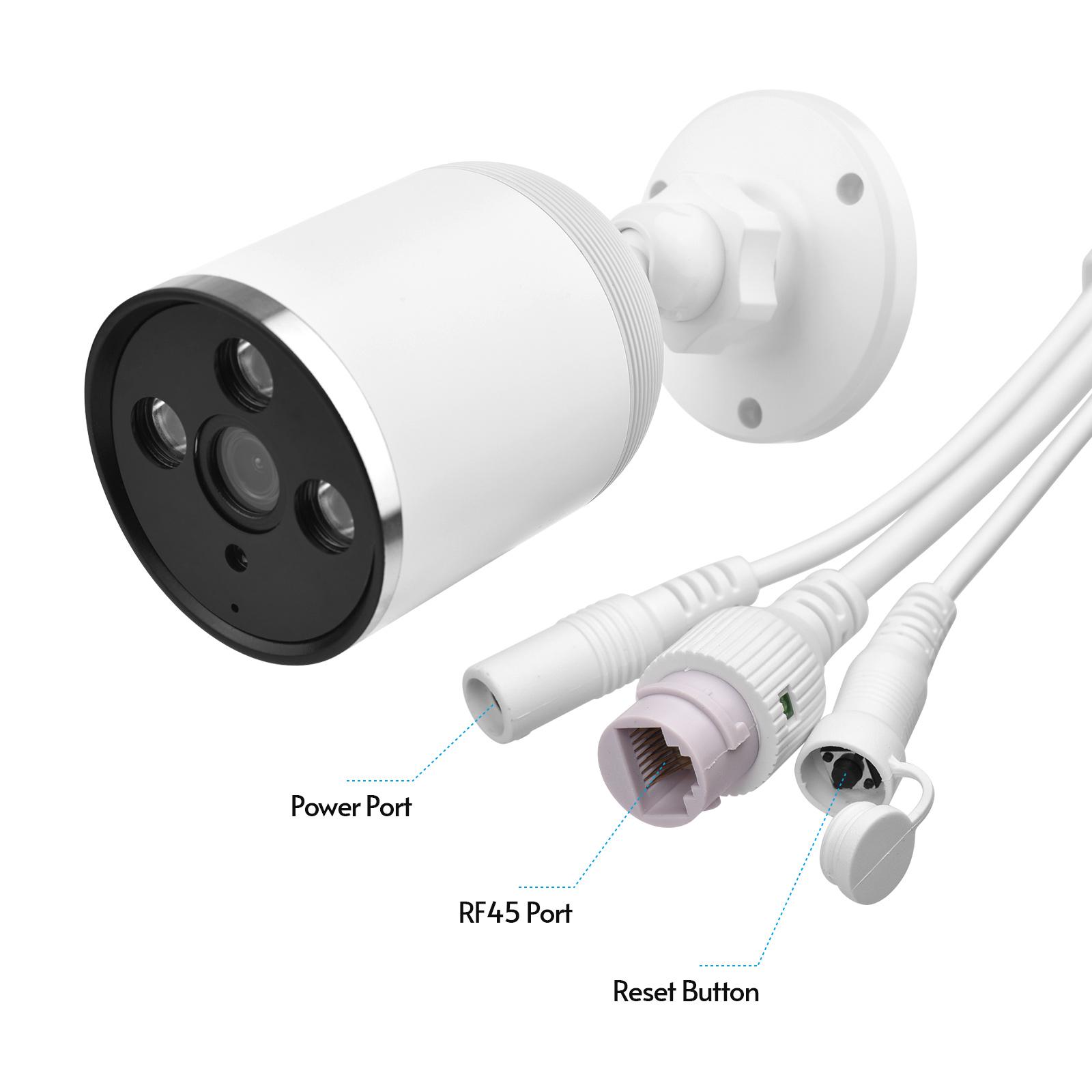 1080P Smart WiFi Camera Wireless Monitor Camera 2MP 130° Angle Night Vision Motion Detection Two-Way Talk APP Control