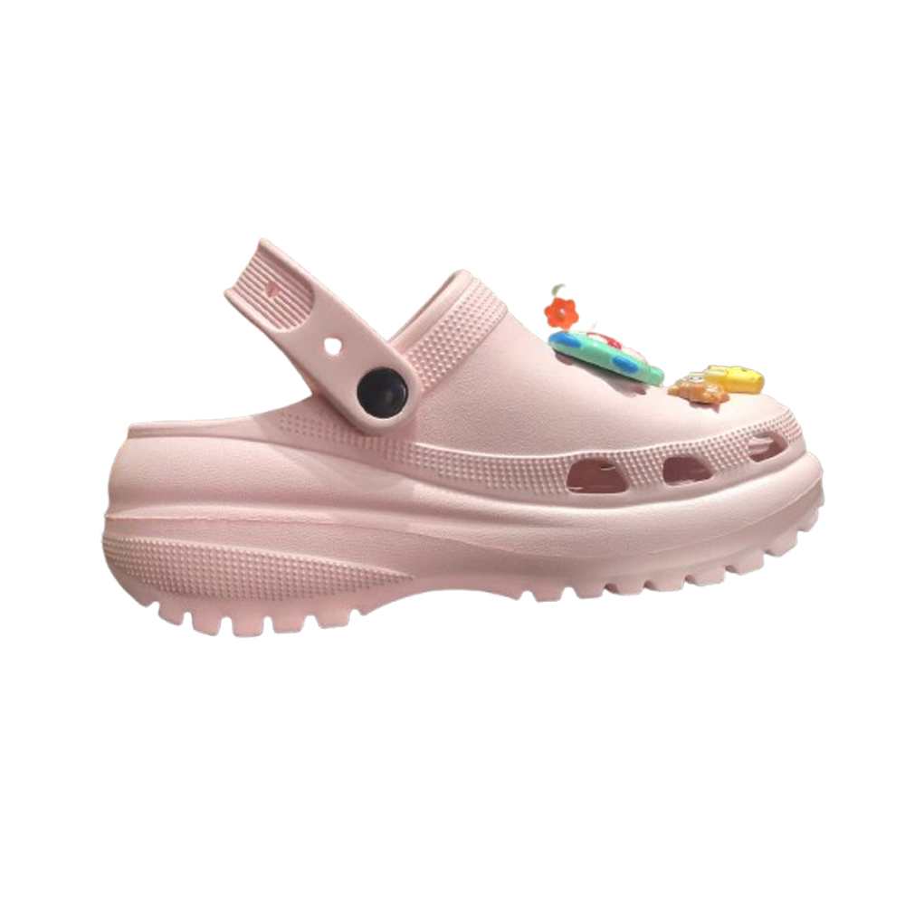 Dép nữ kiểu dáng dễ thương - dép nữ hot trend DNUHCRP87 (charm ngẫu nhiên)