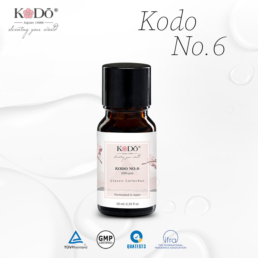 KODO NO.6 - Tinh Dầu Nước Hoa Thơm Phòng Nguyên Chất – Classic - 10ml/50ml/110ml/500ml