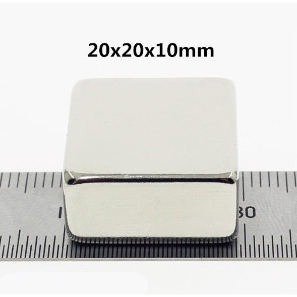 Nam châm hình vuông kích thước 20x20x10mm, nam châm vĩnh cửu siêu mạnh