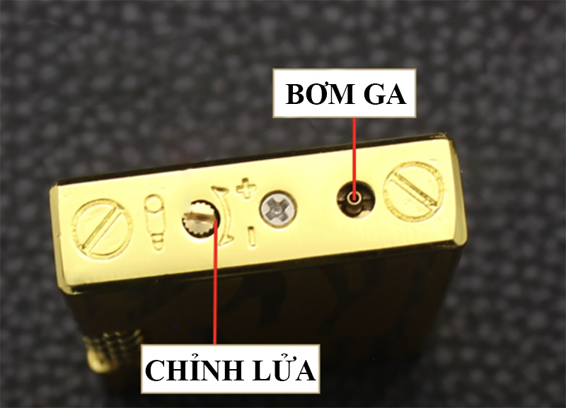 Bật Lửa Dupont Hình Vân Nước – Xài Gas