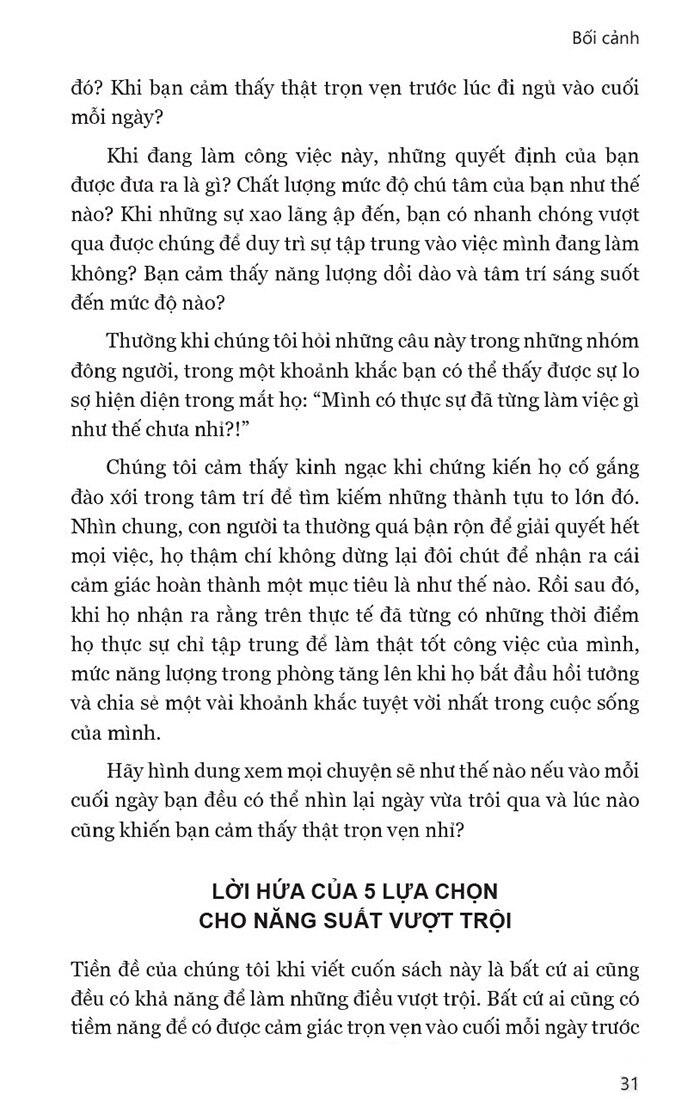 5 Lựa Chọn Cho Năng Suất Vượt Trội
