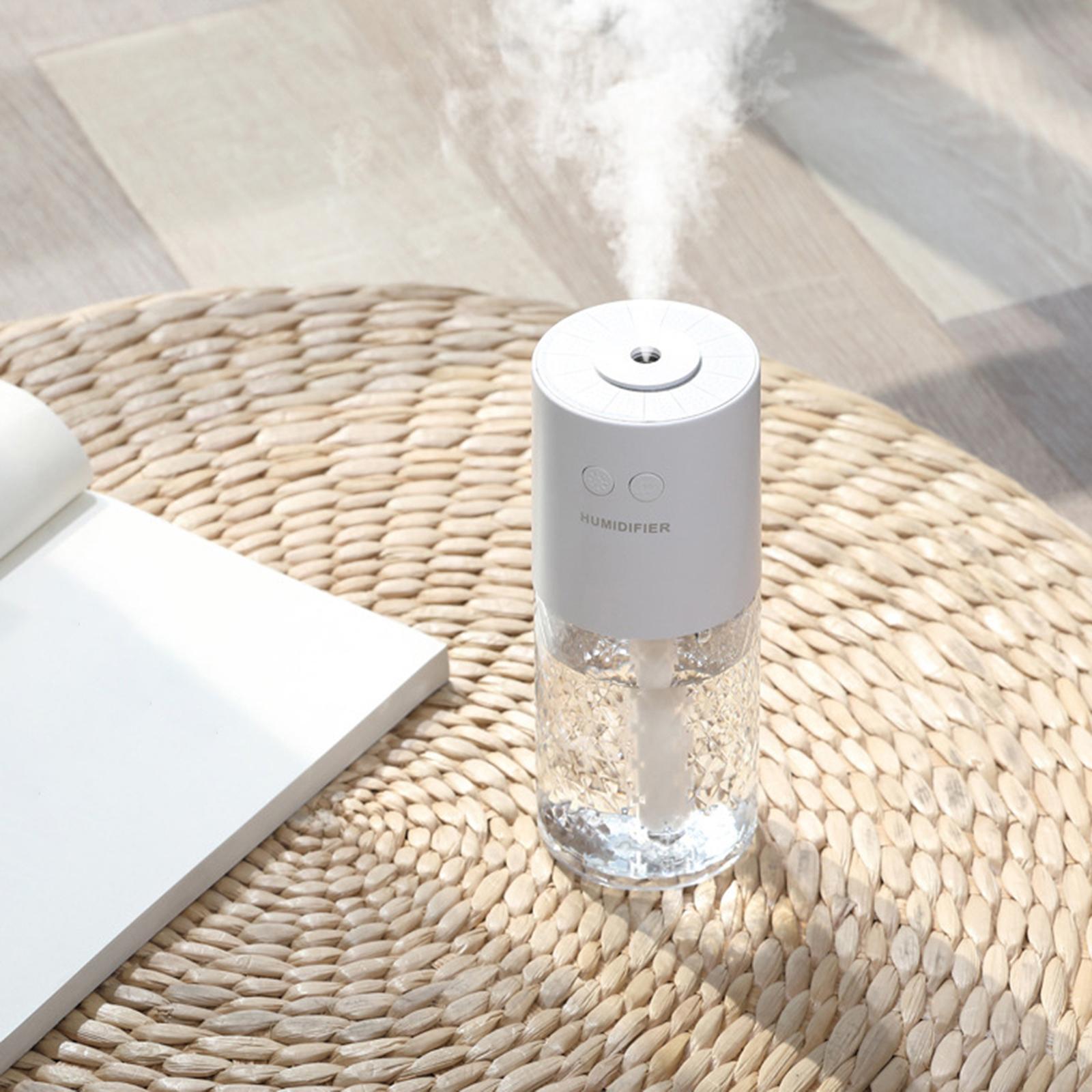 200ml Mini Humidifier Humidifier Portable for Car Office Travel White