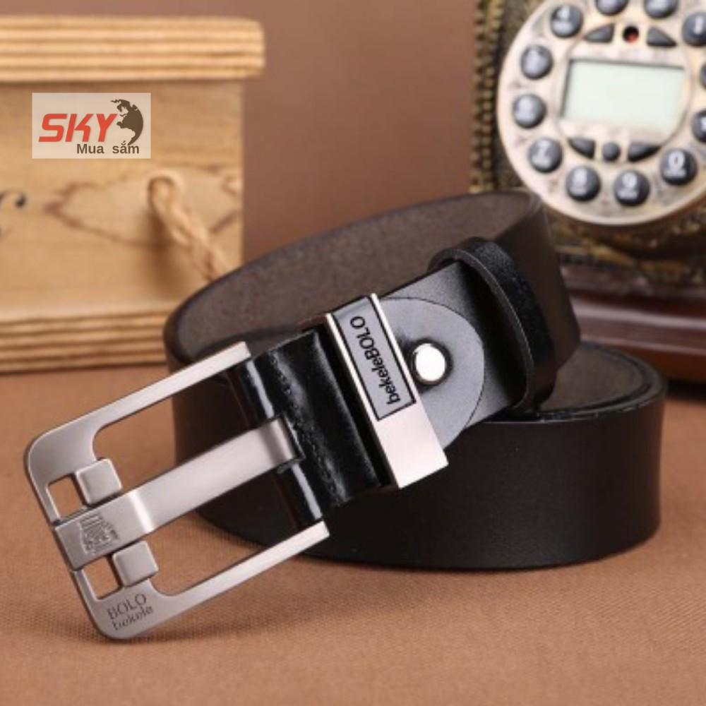 Thắtlưng thắt lưng nam Cao Cấp da thật +