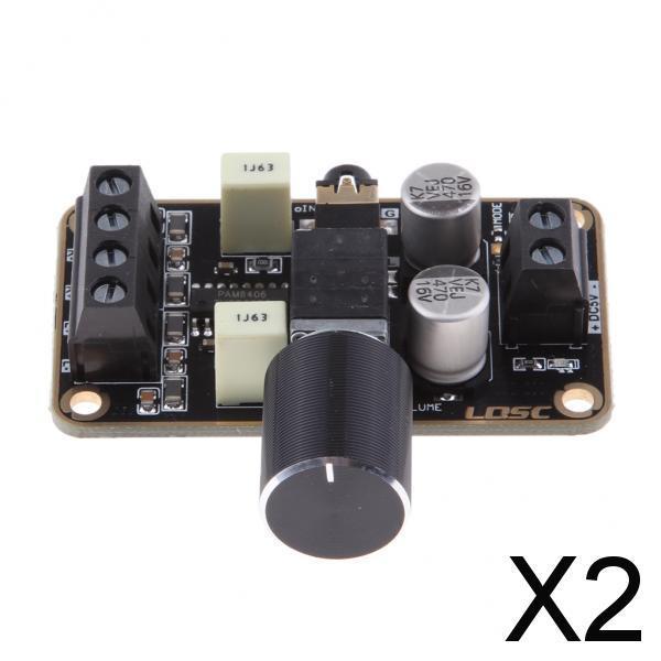 2xPAM8406 Class D Digital Amplifier Board Dual Channel 5V 5W+5W DIY Stereo Amp