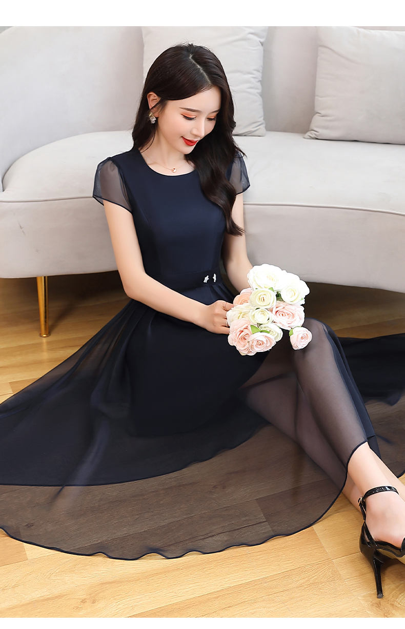 ĐẦM XÒE CHIFFON EO ĐÍNH SAO THANH LỊCH SANG TRỌNG SIZE TỪ 38-71KG