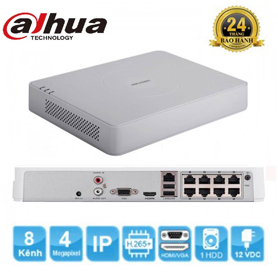 Đầu ghi hình Dahua ip 4 kênh NVR2104, H.265+,hỗ trợ đàm thoại 2 chiều,siêu nét 4k+,Hỗ trợ cấu hình thông minh qua P2P - Hàng Chính Hãng