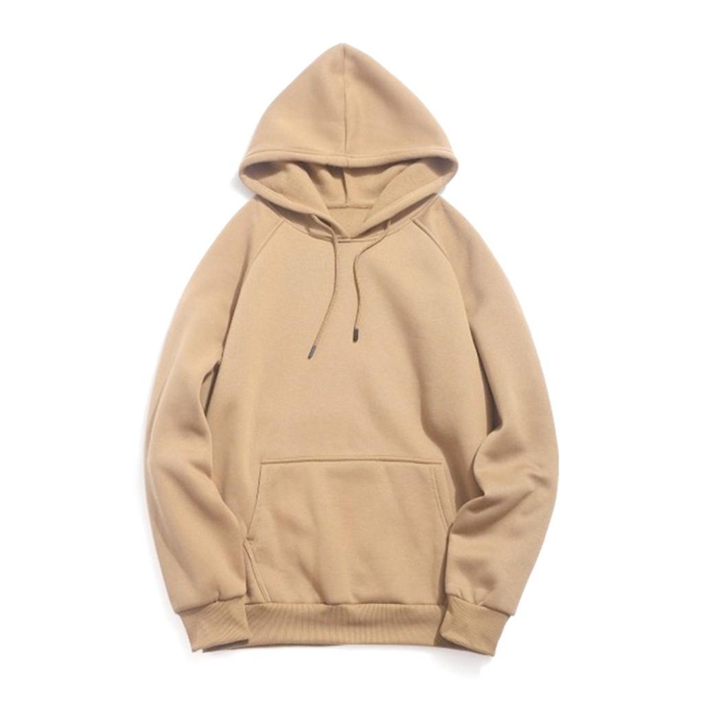 Áo Hoodie Trơn Màu Vàng